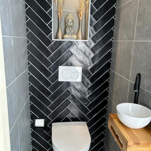 Cifre Colonial Black mat 7.5x30