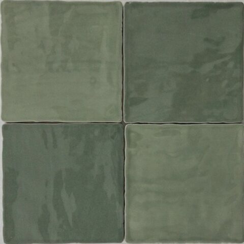 Handvorm tegel - Cifre Moos Jade - 13x13