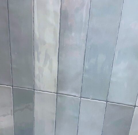 Handvorm tegel - Cifre Moos Sky - 6,5x26