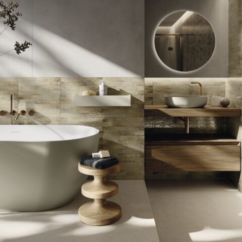 Handvorm tegel - Cifre Genesi Ivory Brillo - 4.8x45