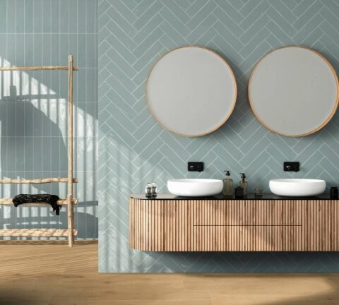 Handvorm tegel - Keros Zen Menta - 7,5x30