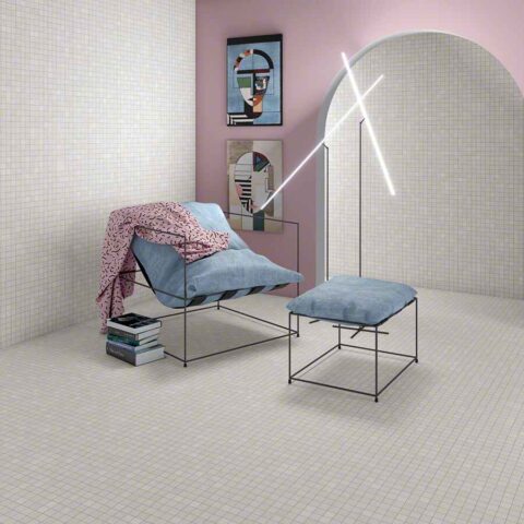 Mozaiek tegels - Vives Seine Dayde-R Blanco - 20x20