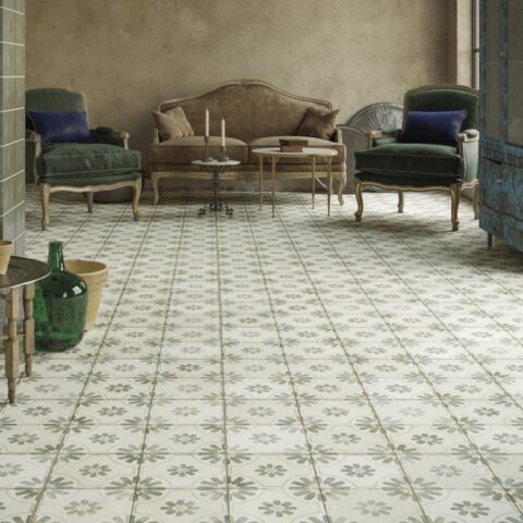 Portugese tegels - Peronda FS Blume Sage - 45x45