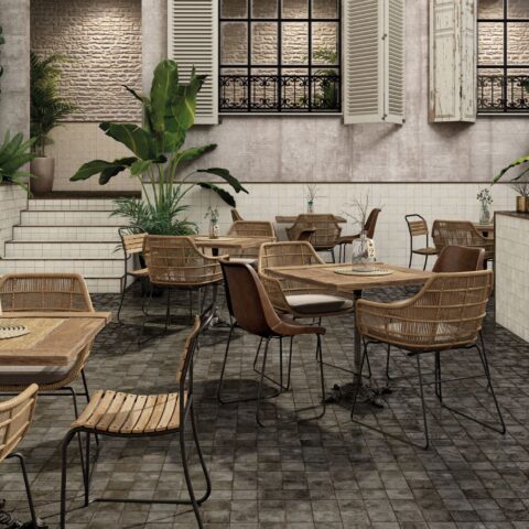 Vintage tegels - Peronda FS Etna Black - 33x33